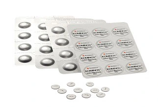 Kominox tablets and packaging